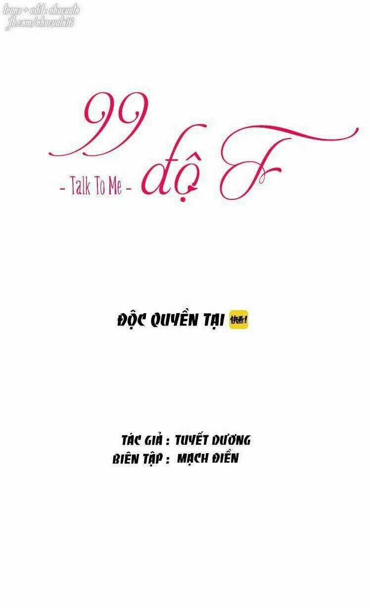 99 Độ F - Talk To Me Chapter 26 trang 1