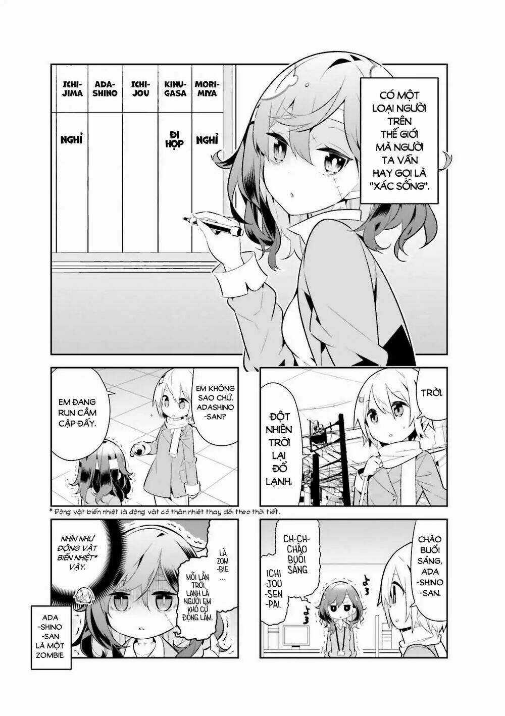 Adashino-San Wa Sude Ni Shinderu Chapter 3 trang 1