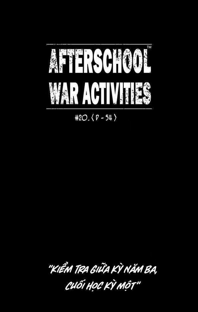 After School War Activities Chapter 20 trang 1