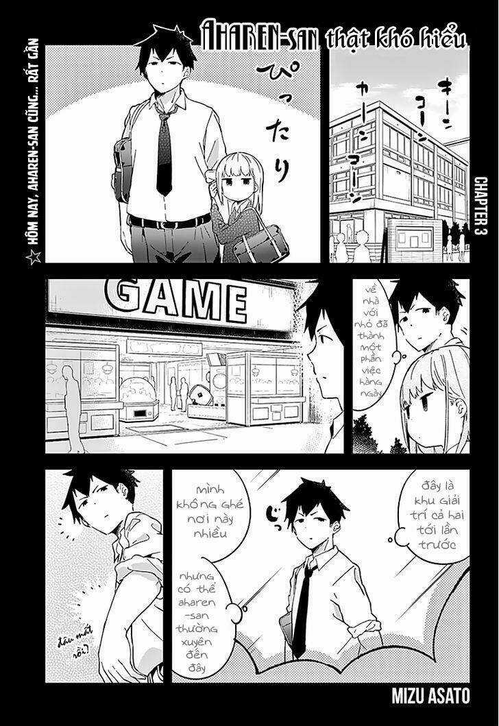 Aharen-San Wa Hakarenai Chapter 3 trang 1