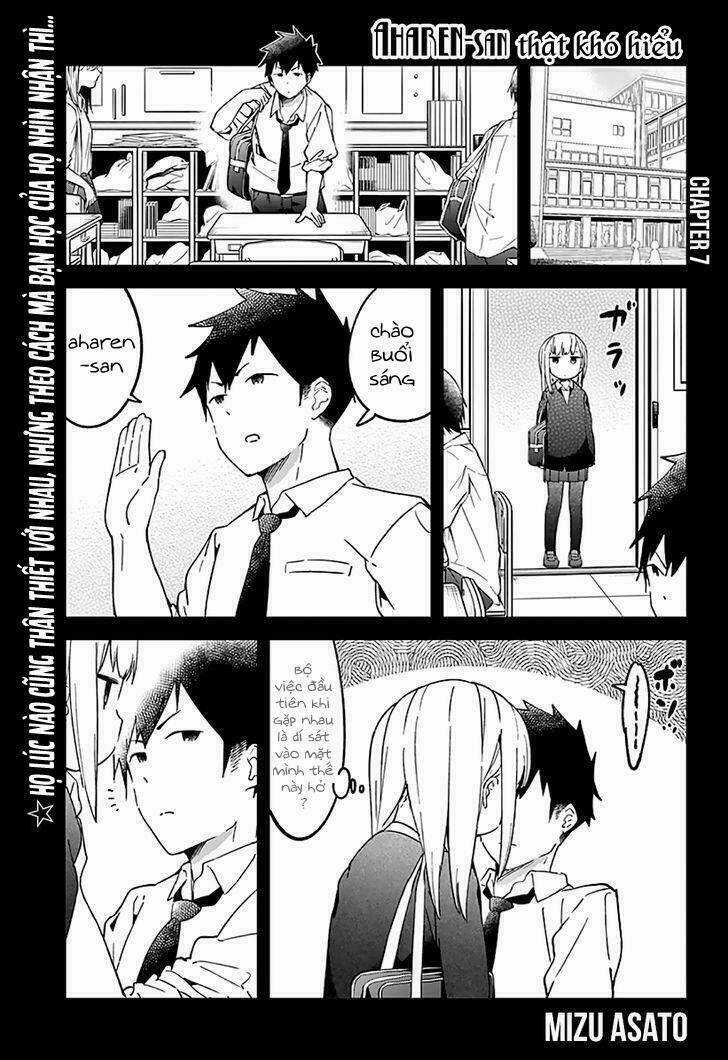 Aharen-San Wa Hakarenai Chapter 7 trang 1