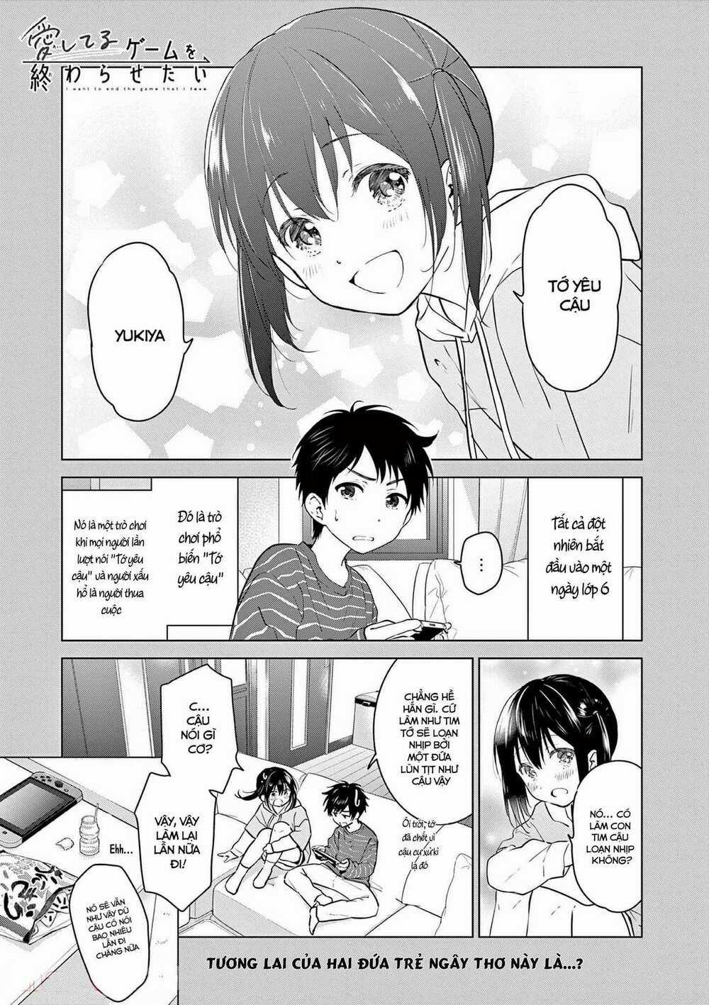 Aishiteru Game Wo Owarasetai Chapter 1 trang 0