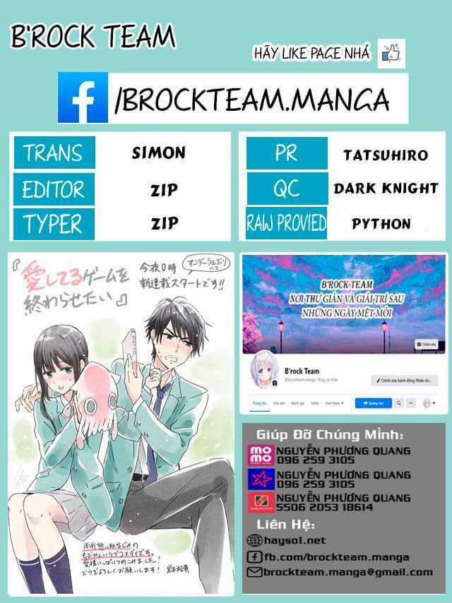 Aishiteru Game Wo Owarasetai Chapter 11 trang 0