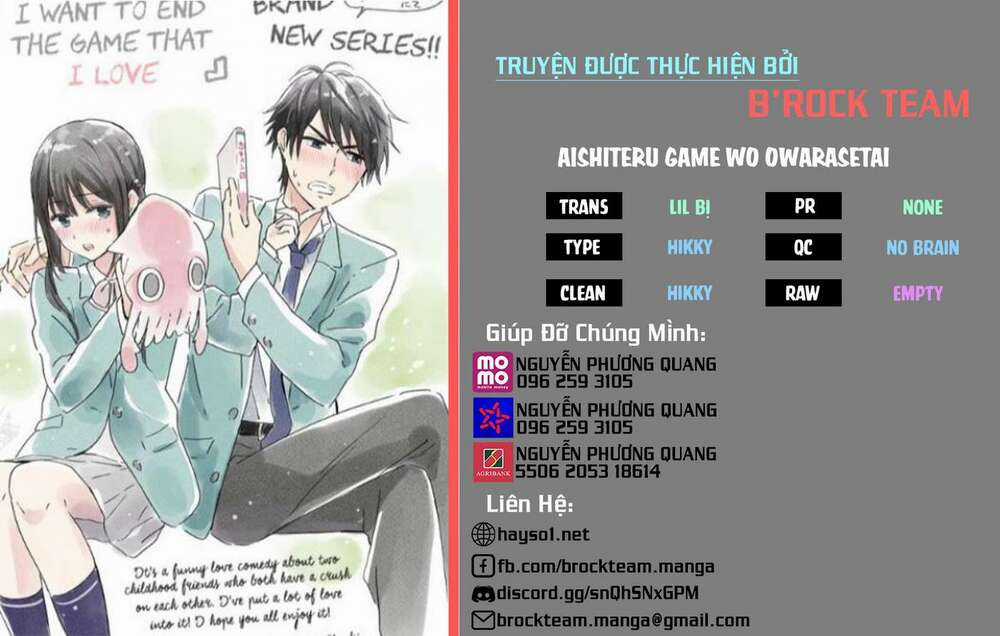 Aishiteru Game Wo Owarasetai Chapter 2 trang 0