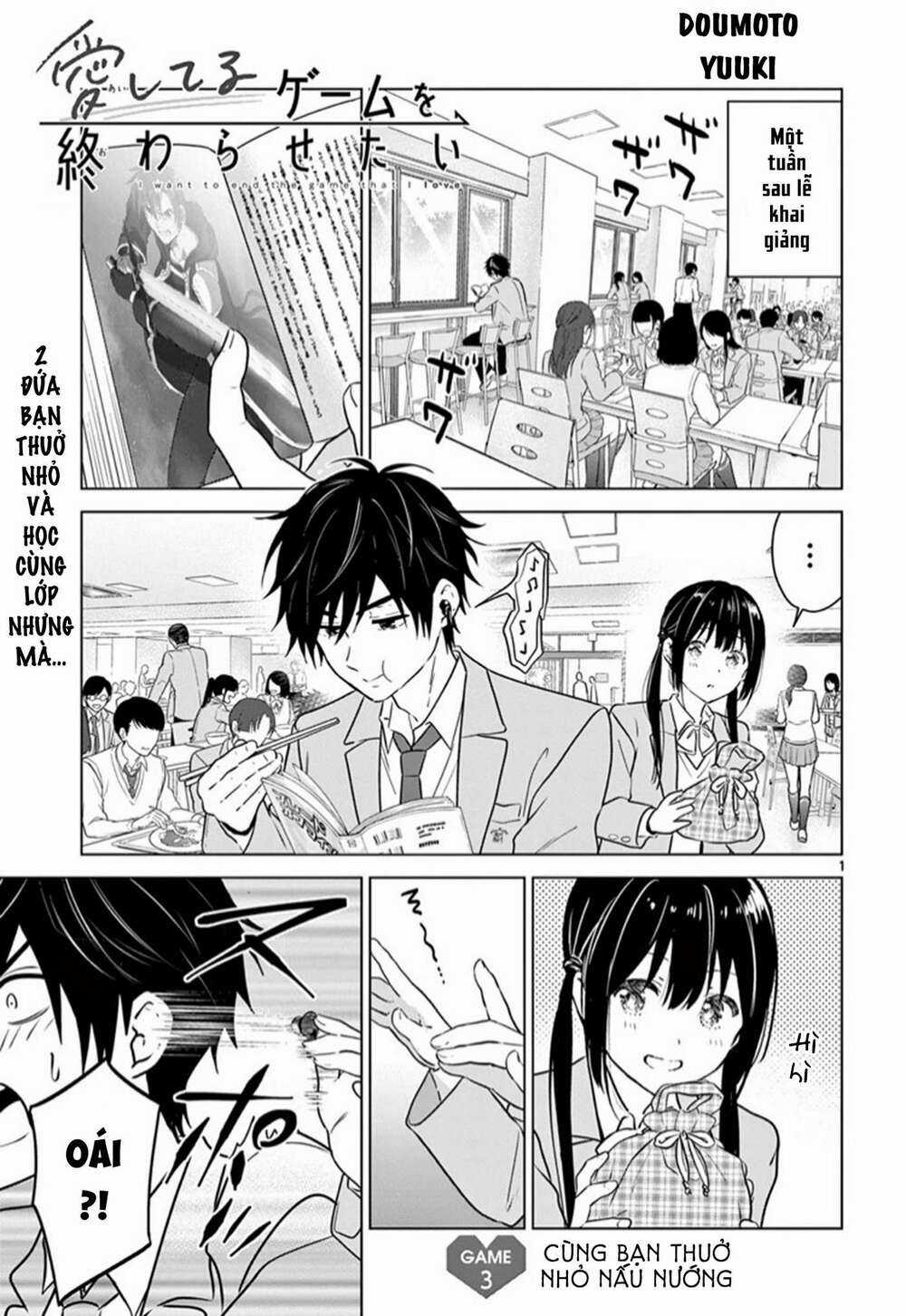 Aishiteru Game Wo Owarasetai Chapter 3 trang 1