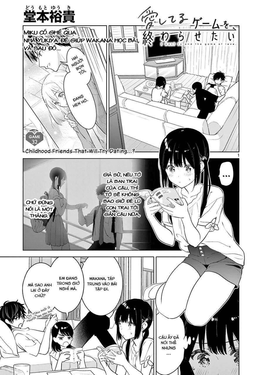 Aishiteru Game Wo Owarasetai Chapter 32 trang 1