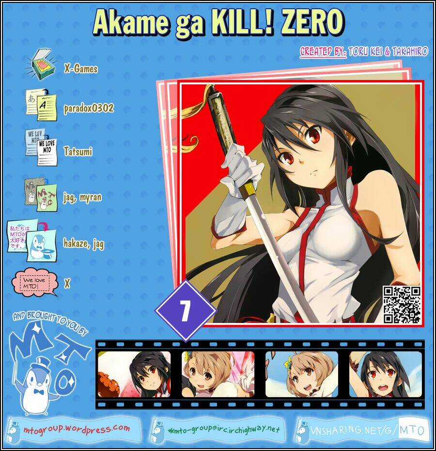 Akame Ga Kill! Zero Chapter 7 trang 0