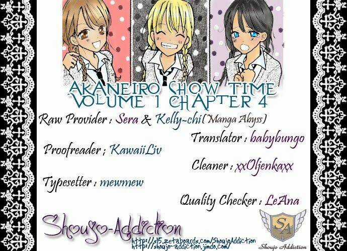 Akaneiro Show Time Chapter 4 trang 1