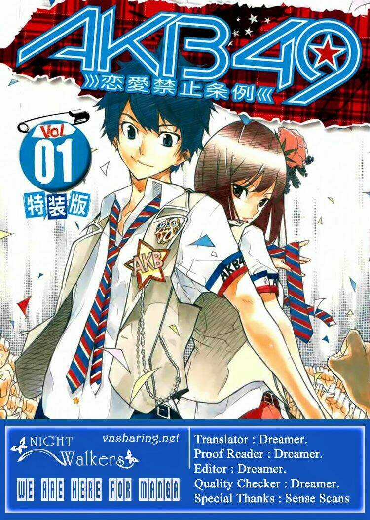 Akb49 - Renai Kinshi Jourei Chapter 1 trang 0