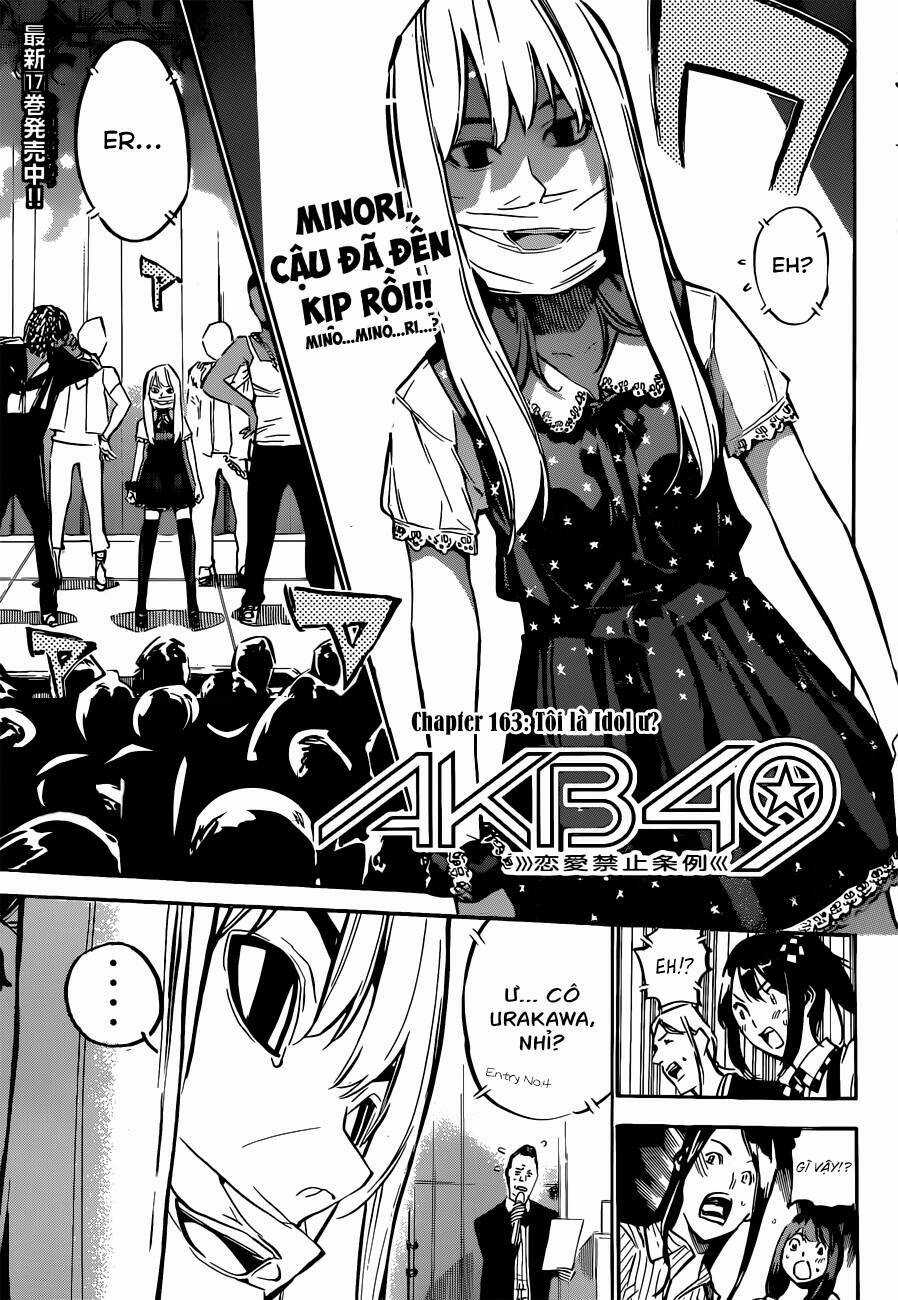 Akb49 - Renai Kinshi Jourei Chapter 163 trang 1