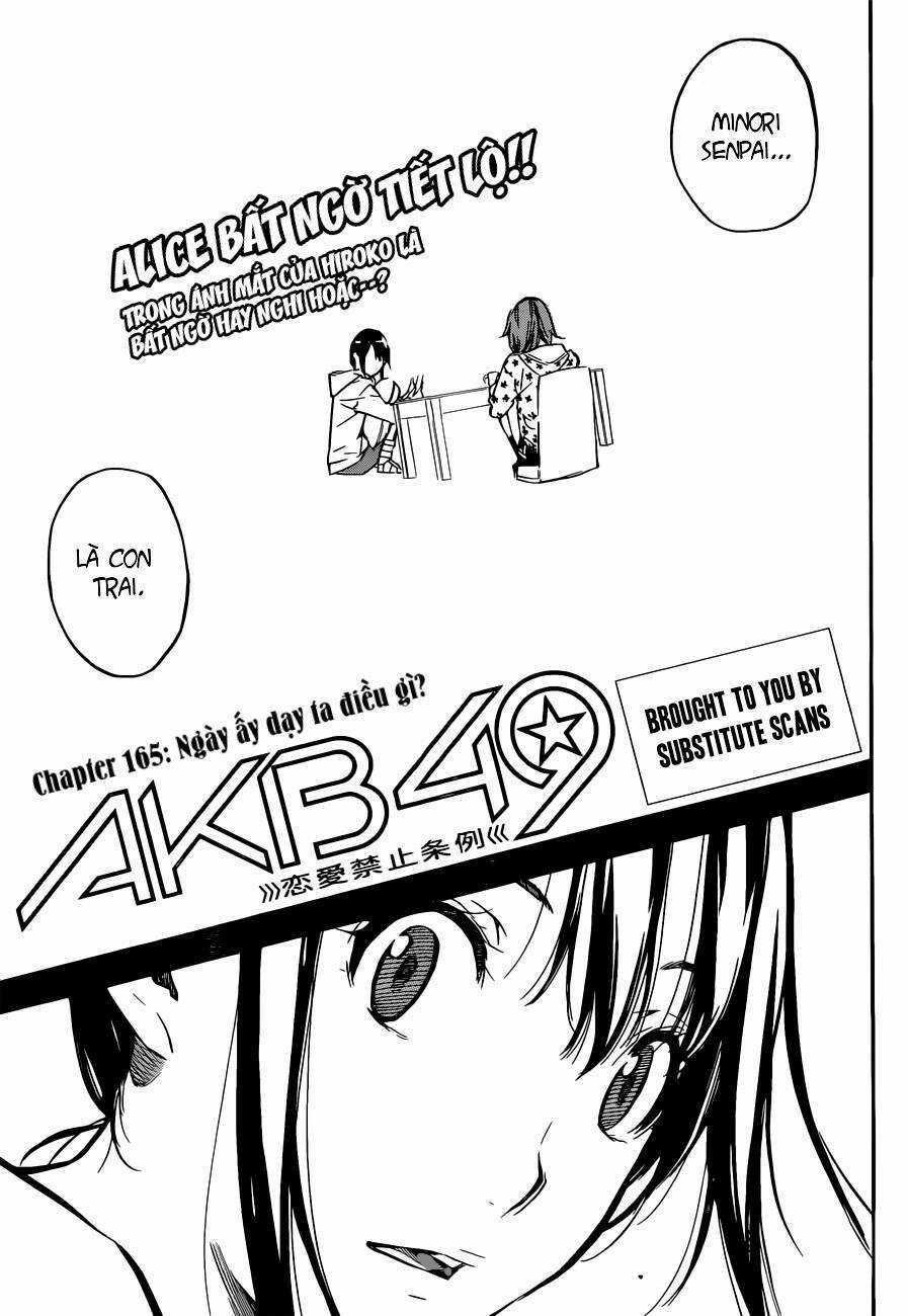 Akb49 - Renai Kinshi Jourei Chapter 165 trang 1