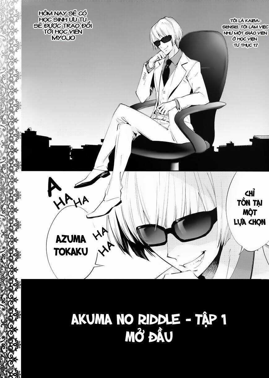 Akuma No Riddle Chapter 0 trang 0