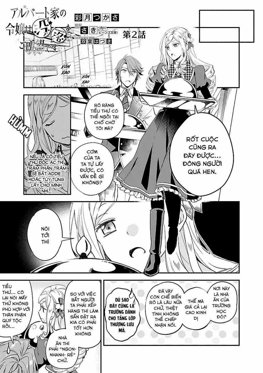 Albert Ke No Reijou Wa Botsuraku Wo Go Shomou Desu Chapter 2.3 trang 1