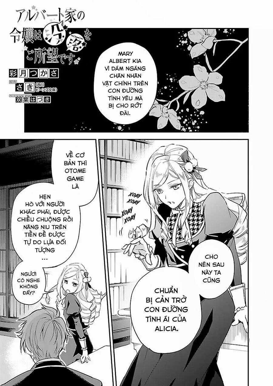 Albert Ke No Reijou Wa Botsuraku Wo Go Shomou Desu Chapter 3.1 trang 1