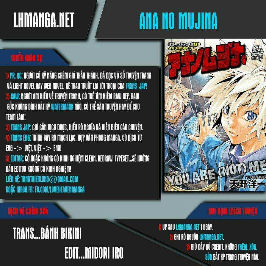 Ana No Mujina Chapter 7.2 trang 0