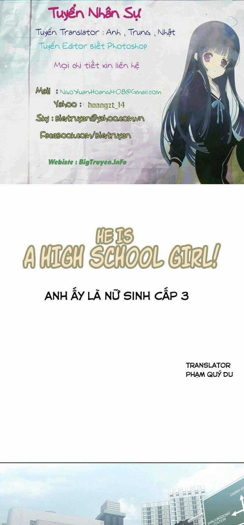 Anh Ấy Là Nữ Sinh Cấp 3 Chapter 61 trang 0