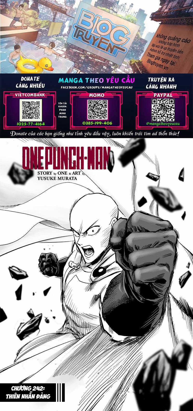 Anh Hùng Onepunch Chapter 242 trang 0