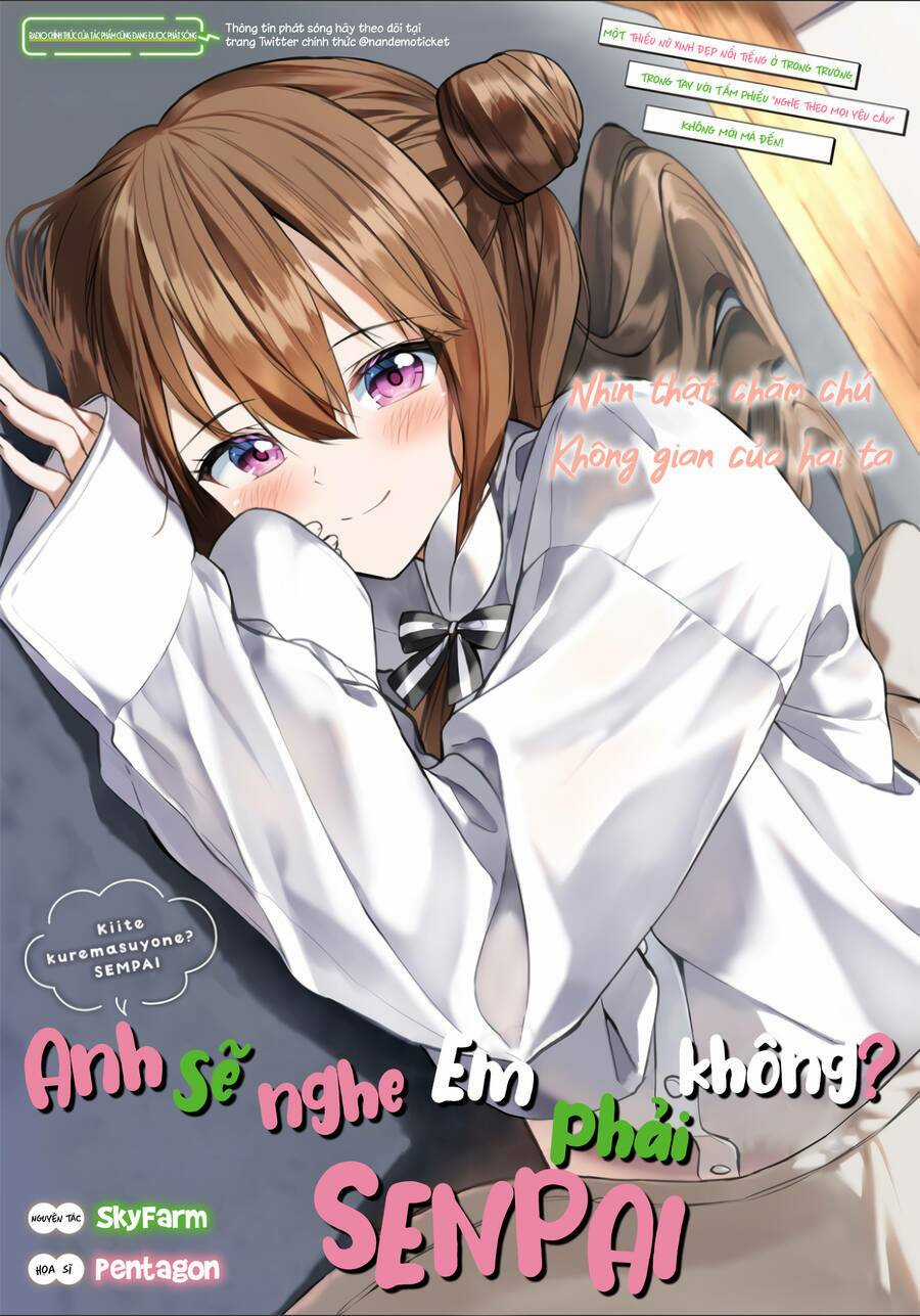 Anh Sẽ Nghe Lời Em Chứ? Senpai Chapter 6 trang 0