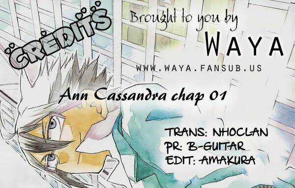 Ann Cassandra Chapter 1 trang 0