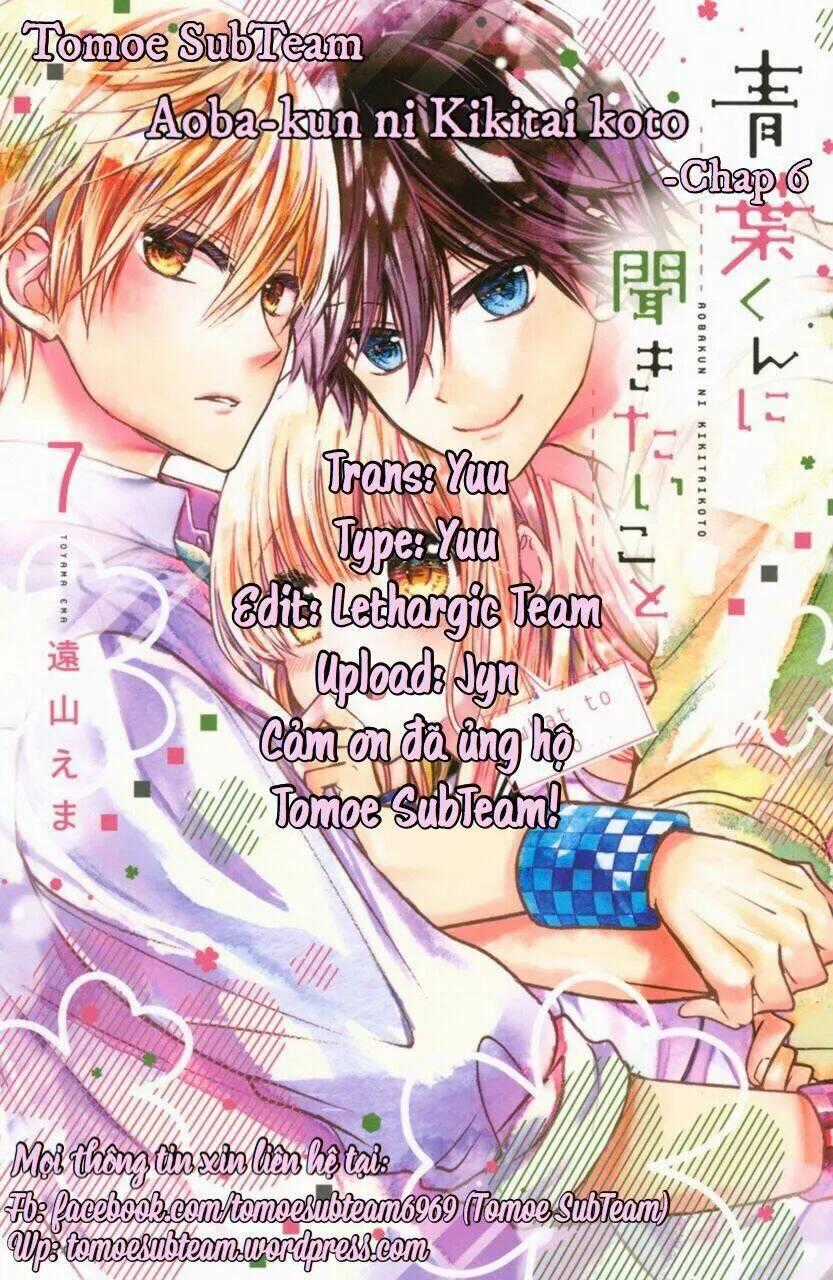 Aoba-Kun Ni Kikitai Koto Chapter 6 trang 0