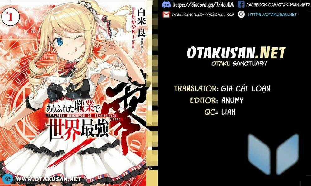 Arifureta Shokugyou De Sekai Saikyou Zero Chapter 1 trang 0