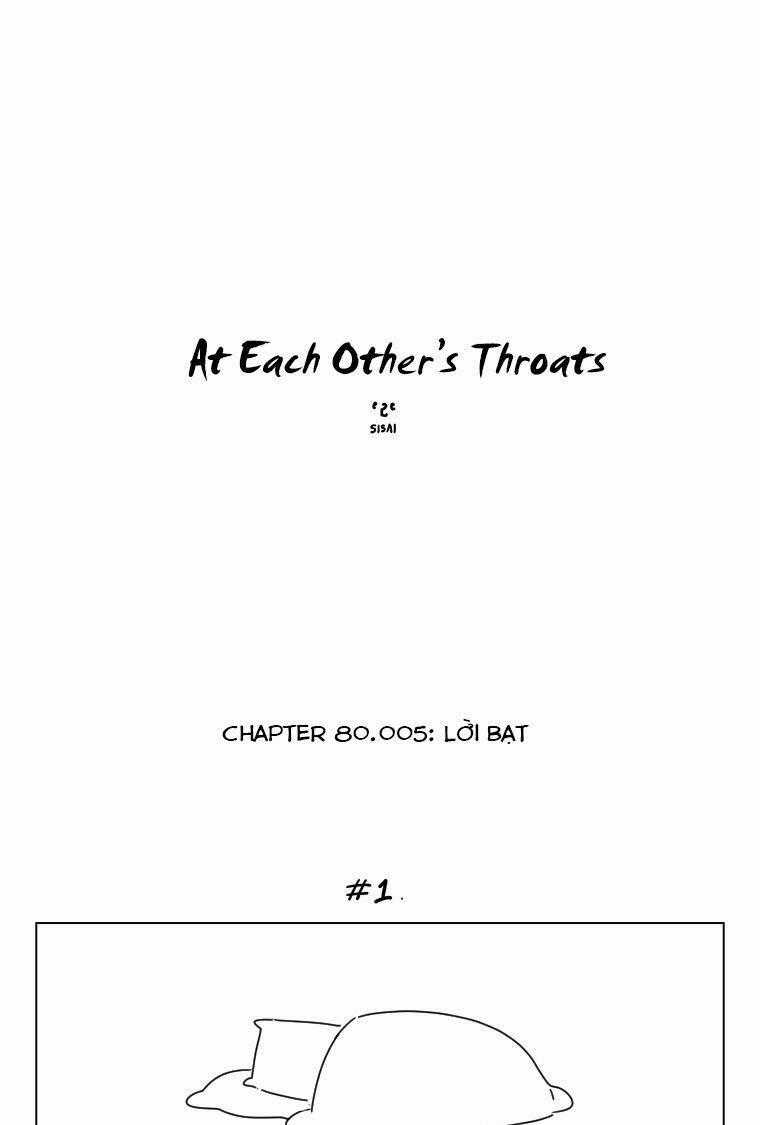 At Each Other’s Throats Chapter 80.5 trang 1