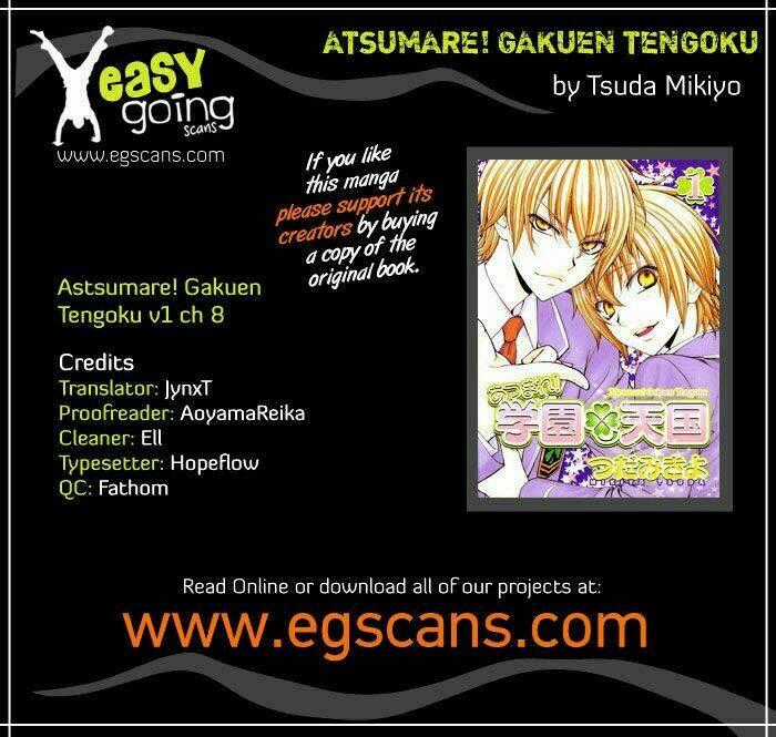 Atsumare! Gakuen Tengoku Chapter 8 trang 1