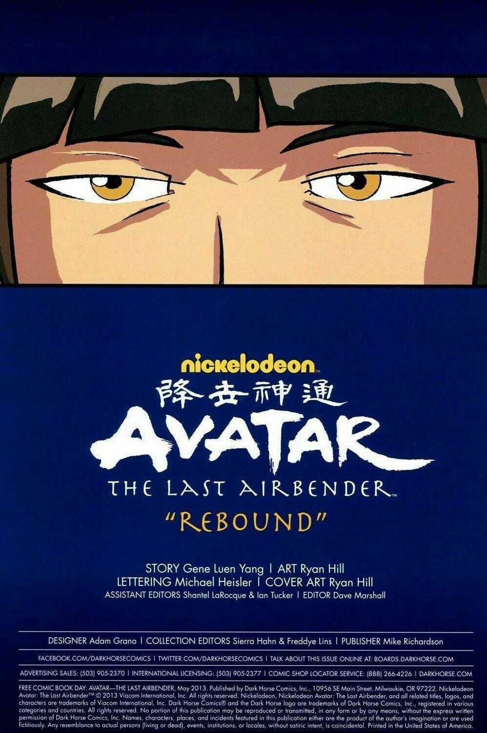 AVATAR: THE LAST AIRBENDER – REBOUND Chapter 1 trang 1