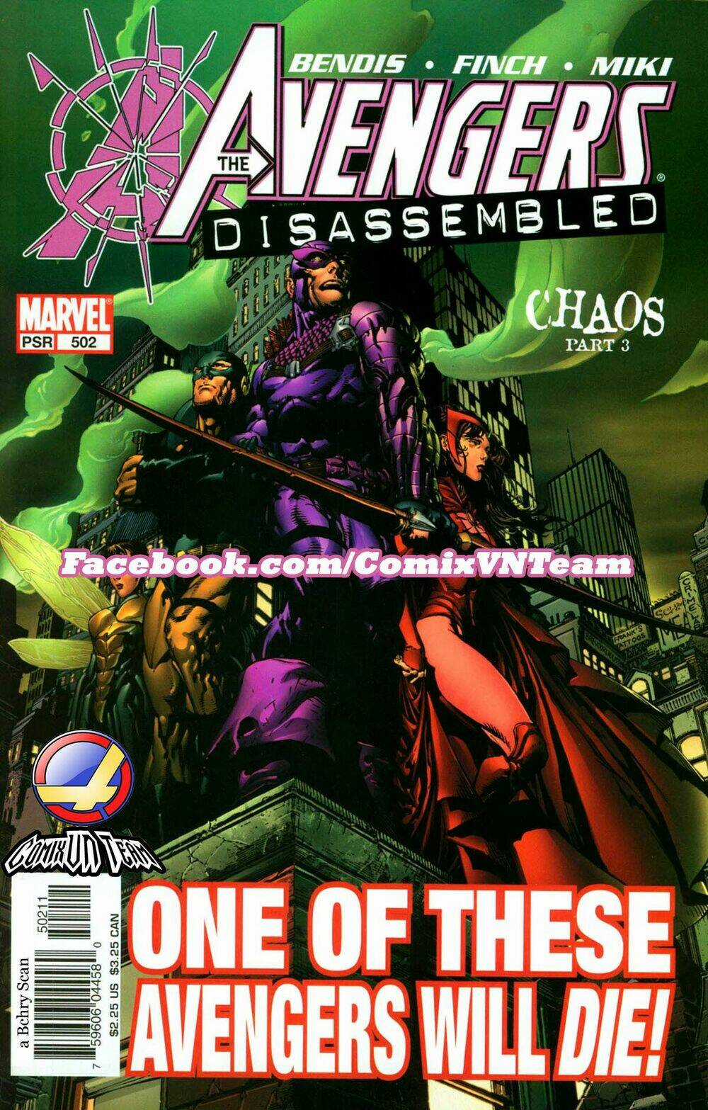 Avengers Disassembled Chapter 3 trang 0