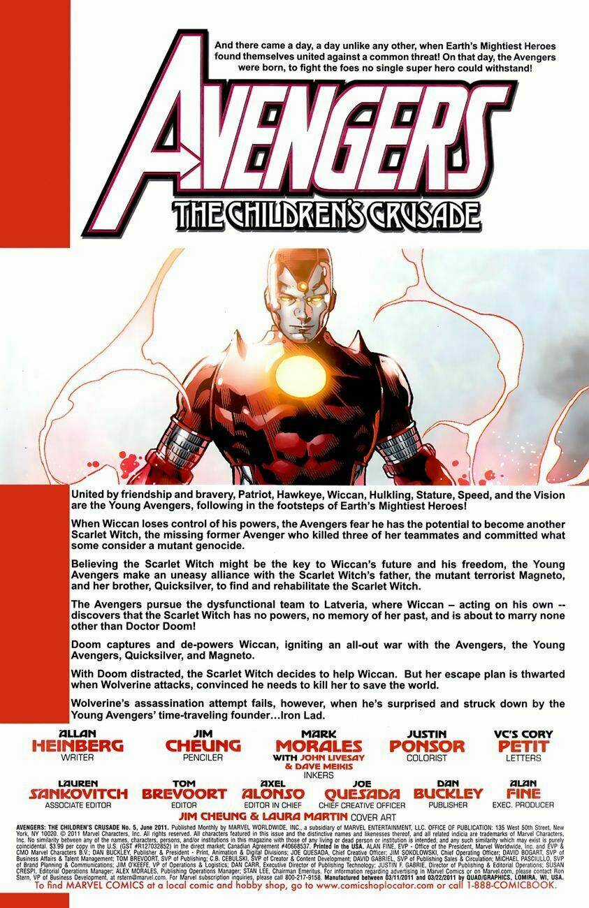 Avengers: The Children's Crusade Chapter 5 trang 1