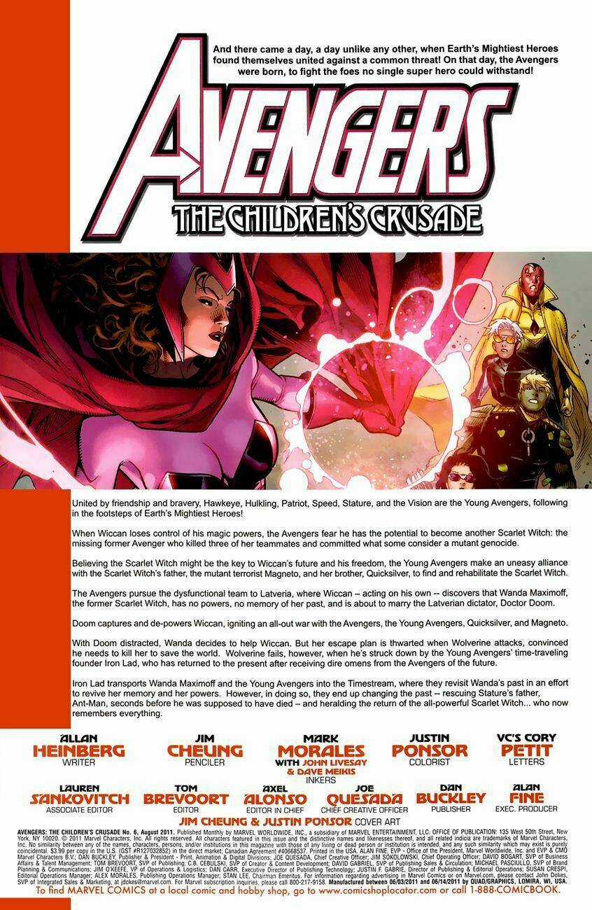 Avengers: The Children's Crusade Chapter 6 trang 1