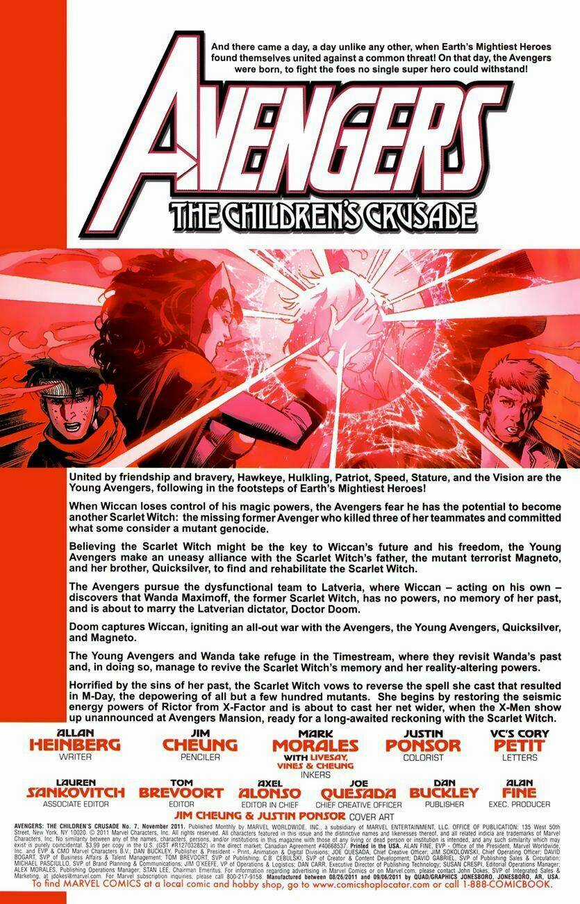 Avengers: The Children's Crusade Chapter 7 trang 1