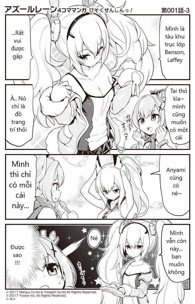 Azur Lane 4Koma Chapter 1.3 trang 1