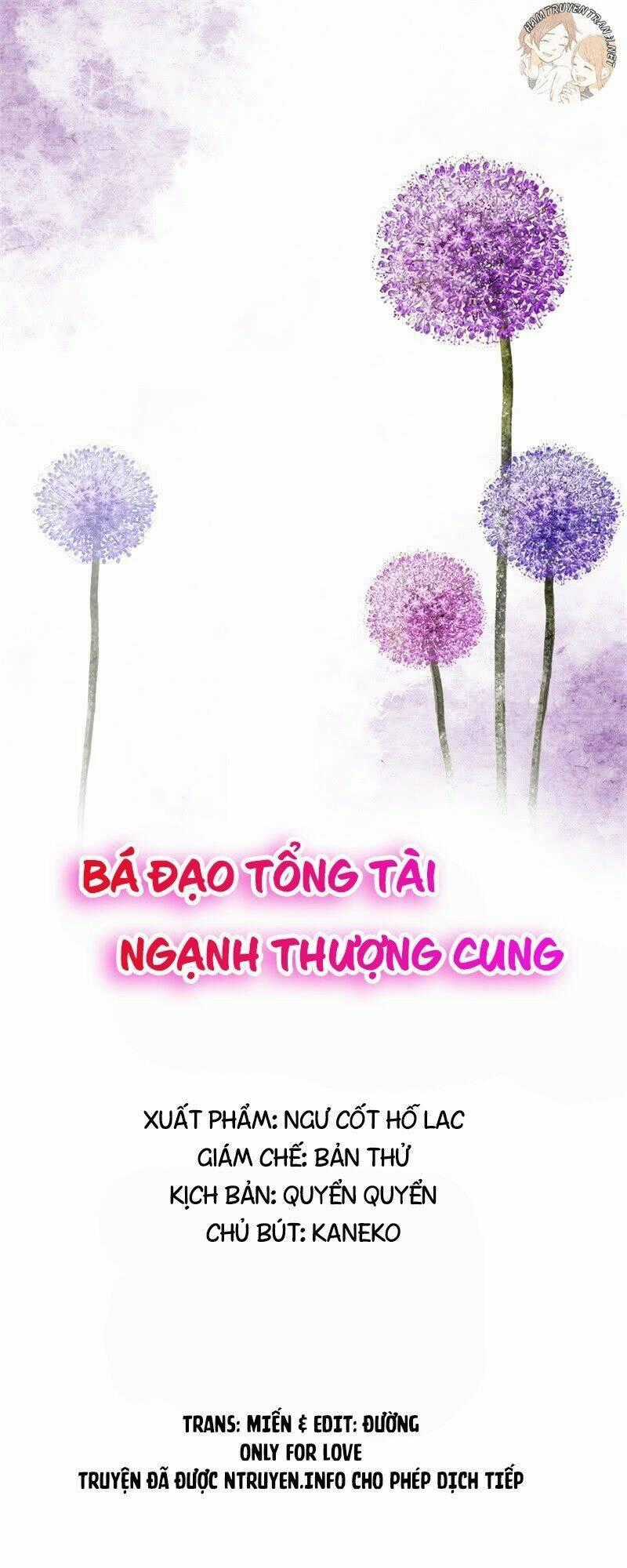 Bá Đạo Tổng Tài Ngạnh Thượng Cung Chapter 19 trang 0