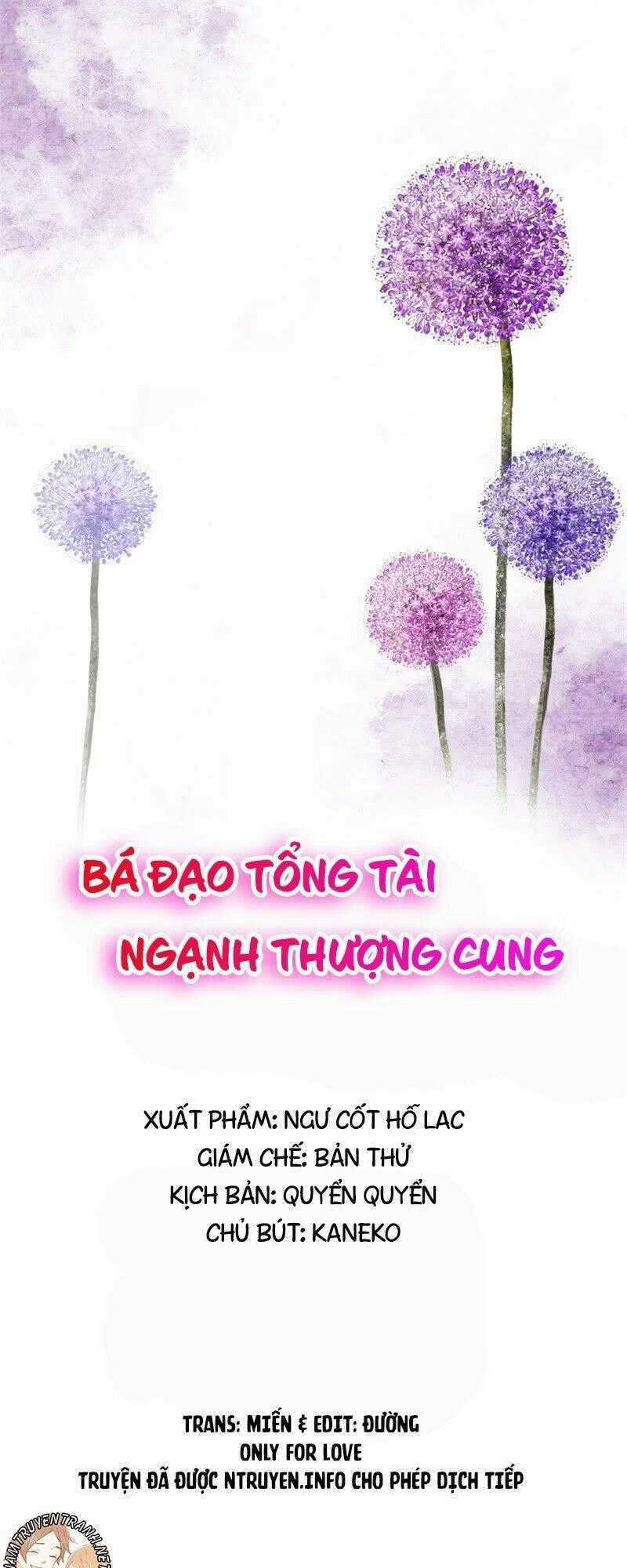 Bá Đạo Tổng Tài Ngạnh Thượng Cung Chapter 20 trang 0