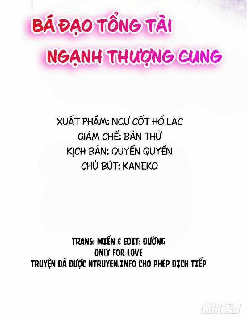 Bá Đạo Tổng Tài Ngạnh Thượng Cung Chapter 23 trang 1