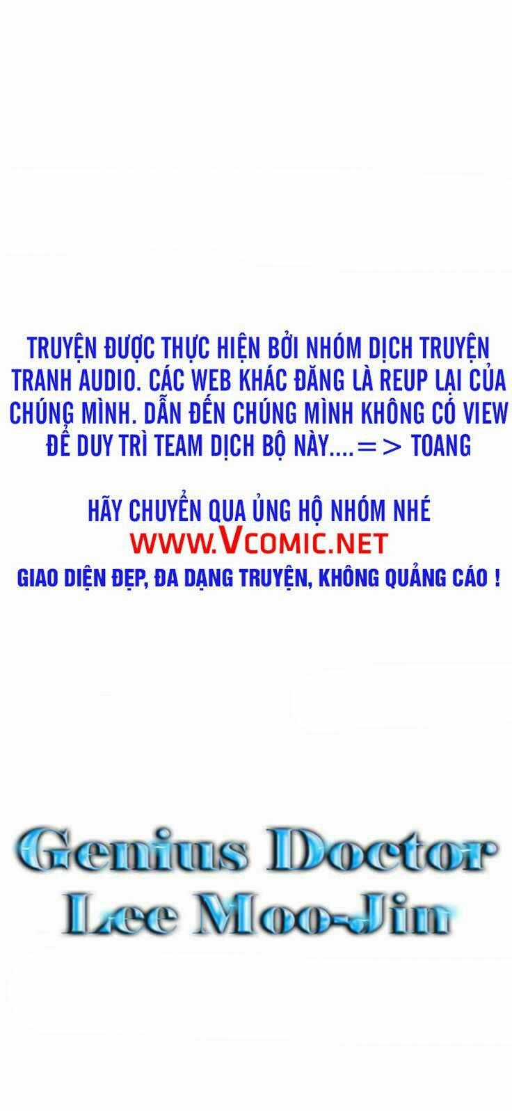 Bác Sĩ Thiên Tài Lee Moojin Chapter 11 trang 0