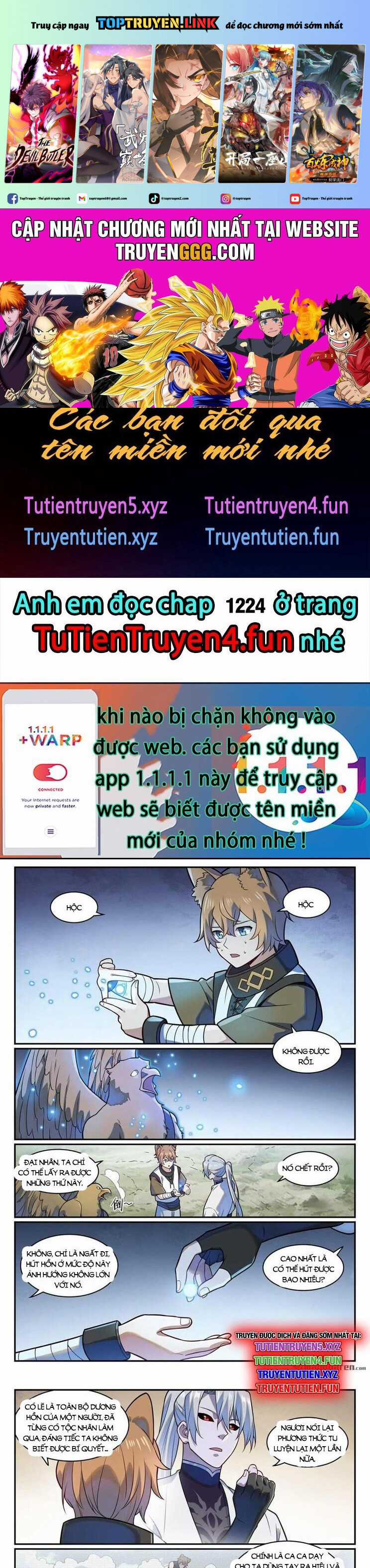 Bách Luyện Thành Thần Chapter 1223 trang 1