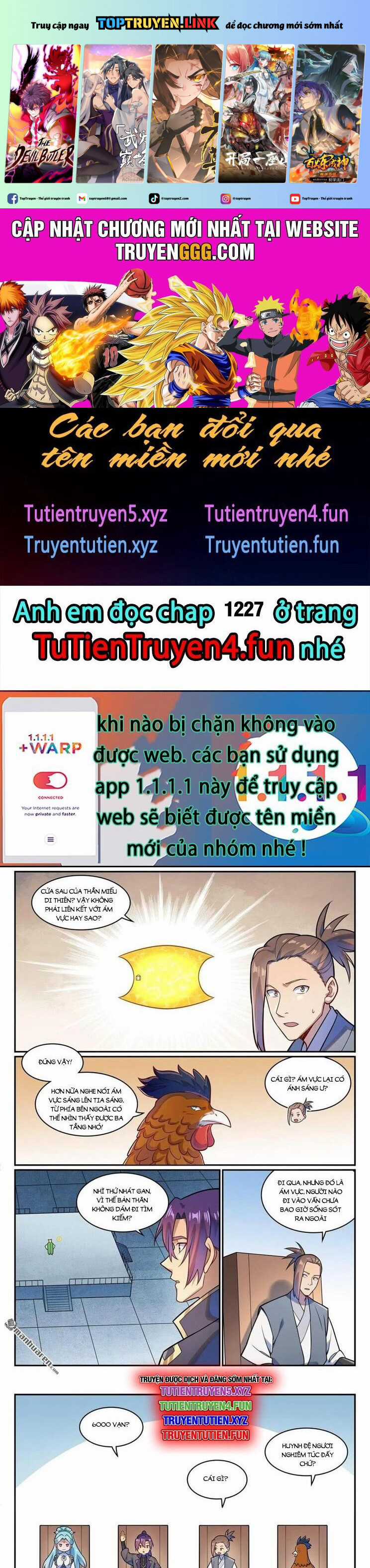 Bách Luyện Thành Thần Chapter 1226 trang 1