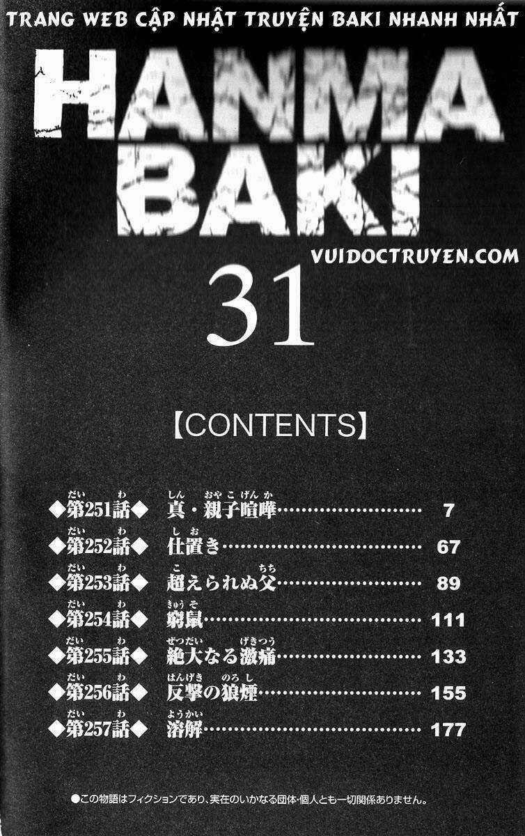 Baki – Son Of Ogre Chapter 251 trang 0