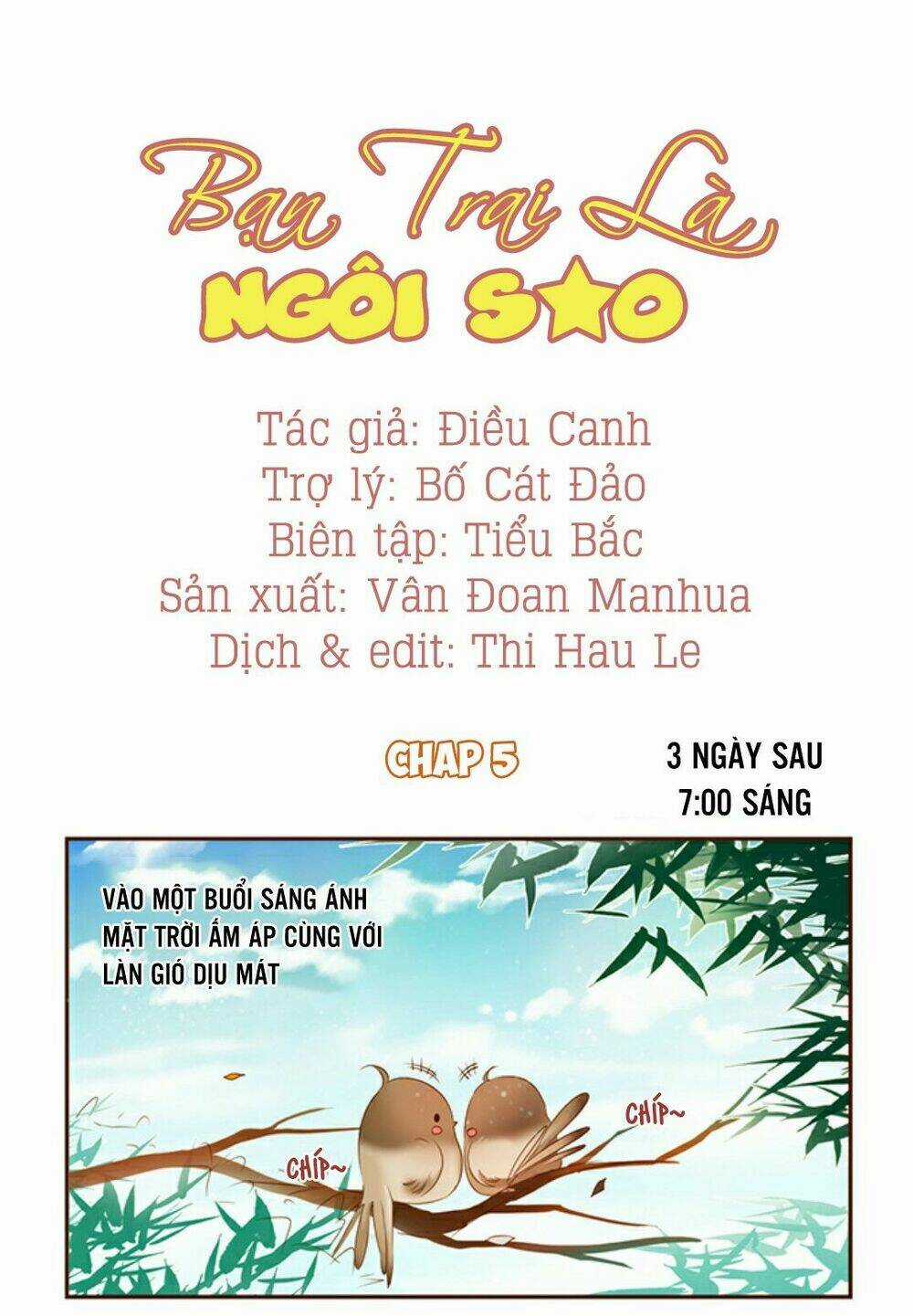 Bạn Trai Là Ngôi Sao Chapter 5 trang 0