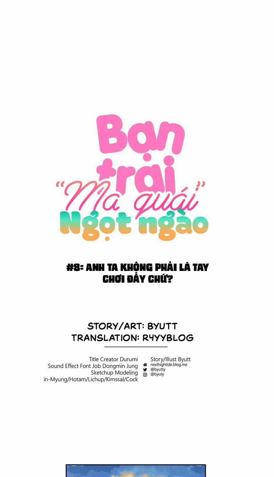 Bạn Trai “Ma Quái” Ngọt Ngào Chapter 8 trang 1