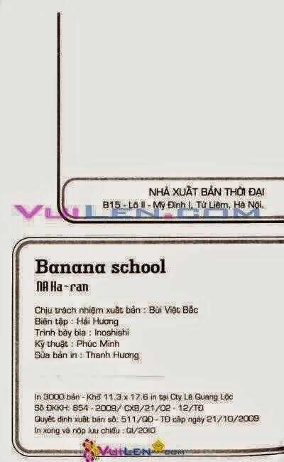 Banana School Chapter 5 trang 1