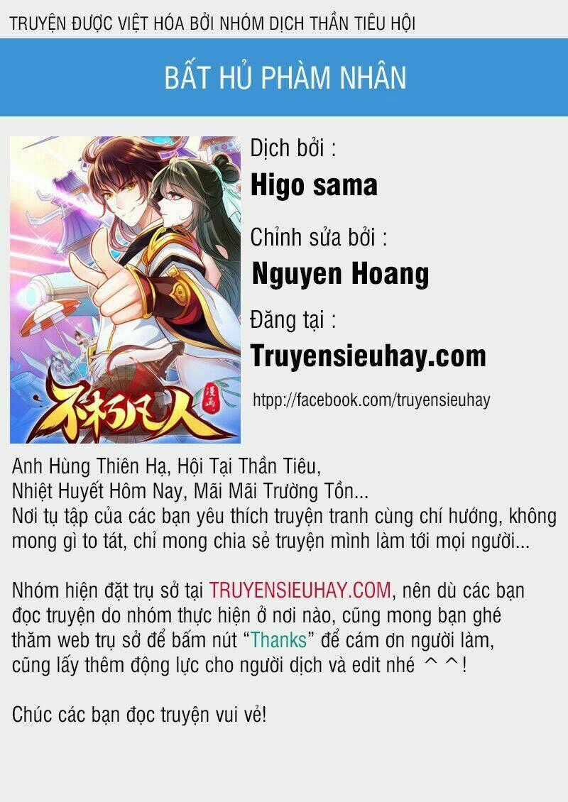 Bất Hủ Phàm Nhân Chapter 10 trang 0