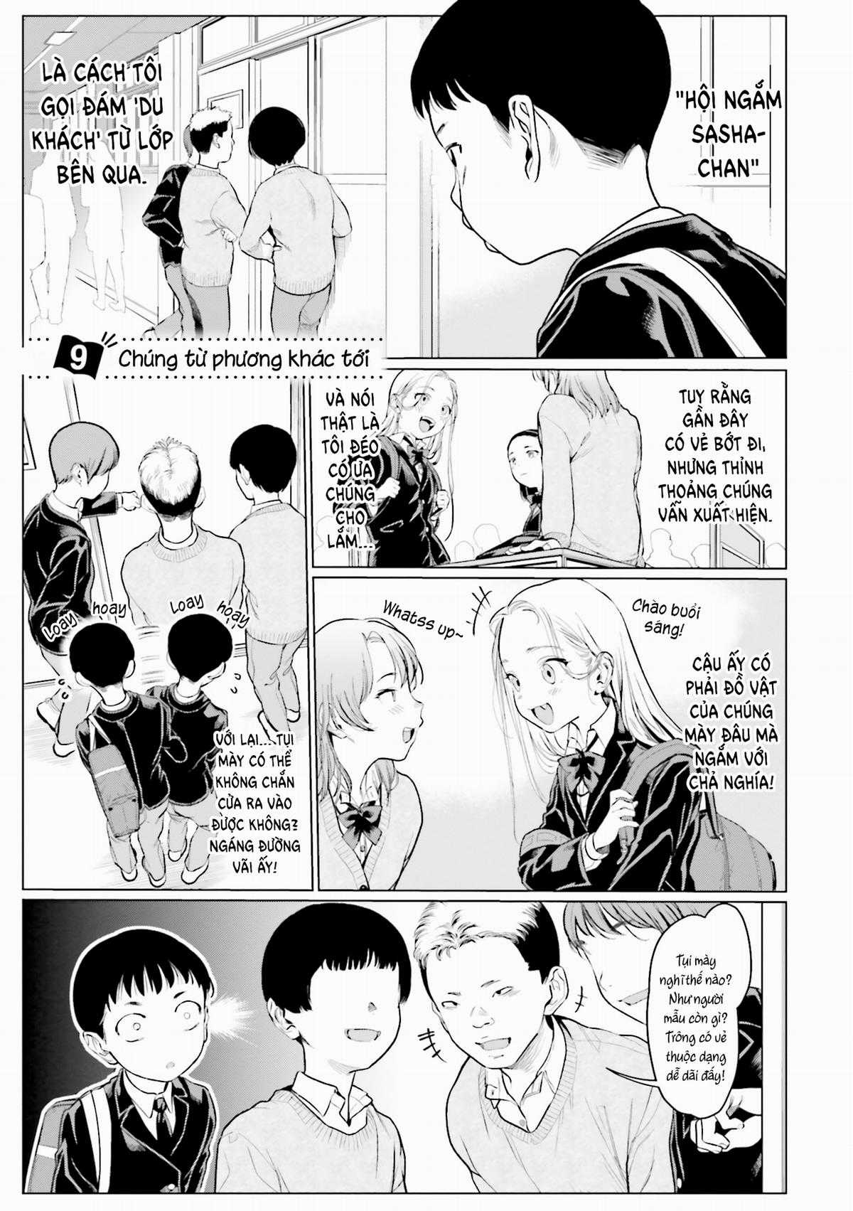 Bé Sơ Trung Sasha Và Thằng Bạn Otaku Cùng Lớp Chapter 9 trang 1