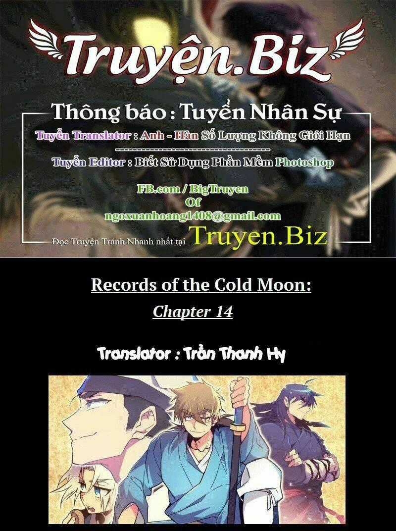 Biên Niên Sử Lãnh Nguyệt Chapter 14 trang 0