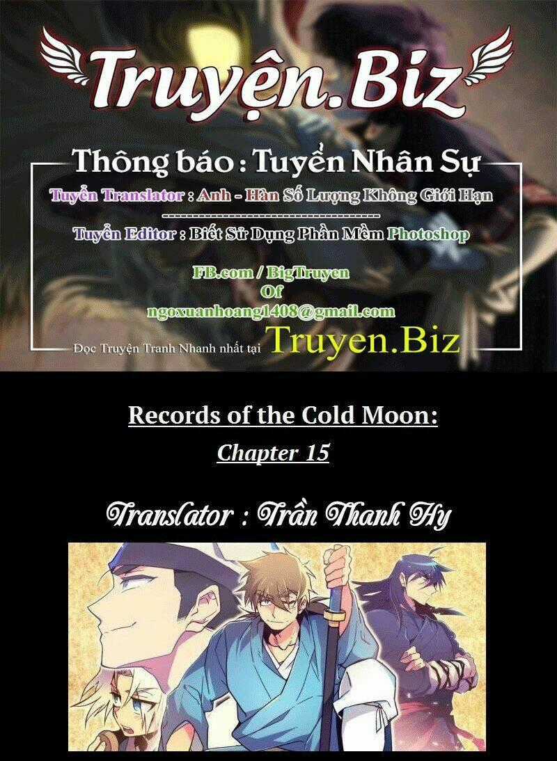 Biên Niên Sử Lãnh Nguyệt Chapter 15 trang 0