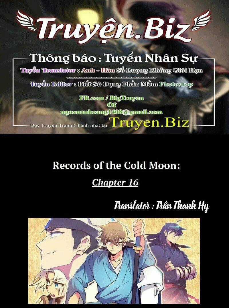 Biên Niên Sử Lãnh Nguyệt Chapter 16 trang 0