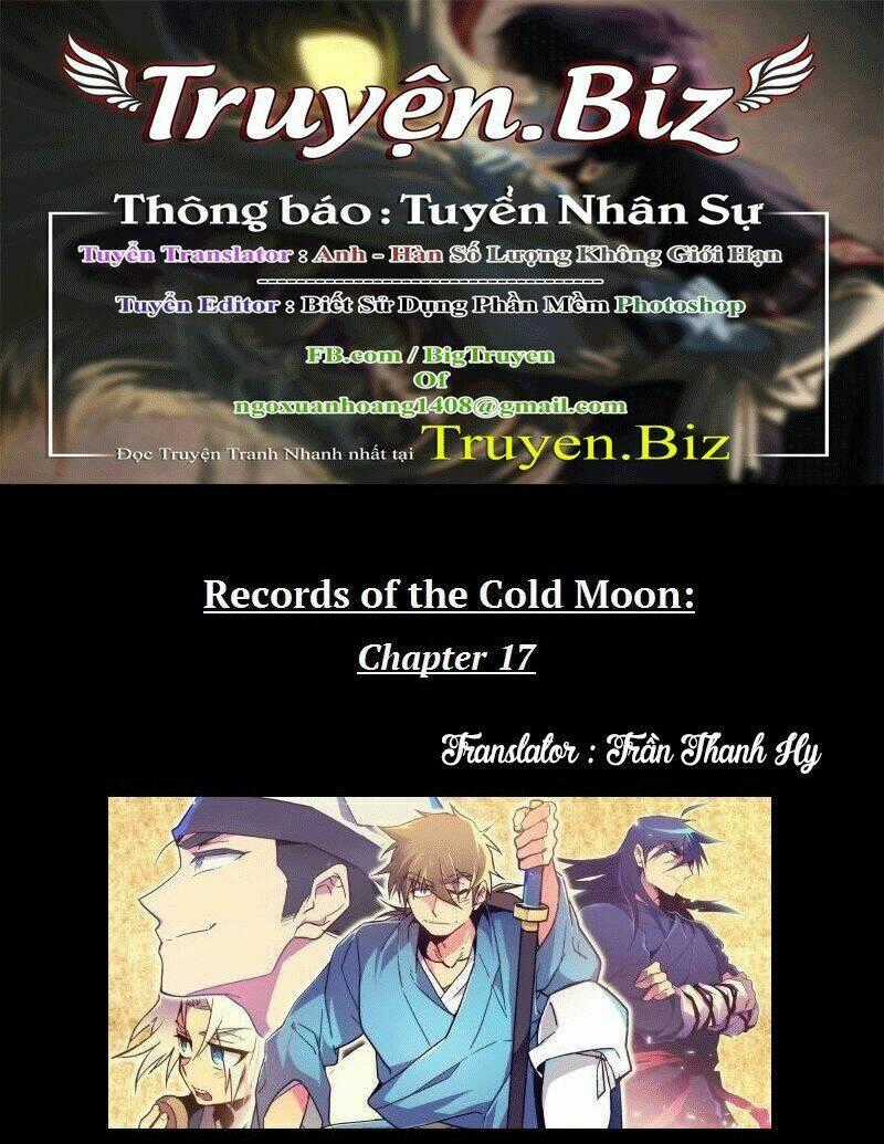 Biên Niên Sử Lãnh Nguyệt Chapter 17 trang 0