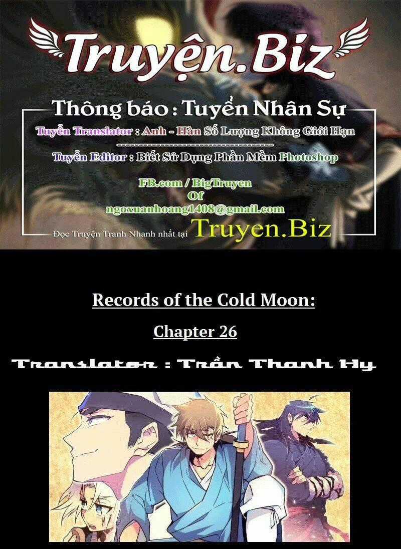 Biên Niên Sử Lãnh Nguyệt Chapter 26 trang 0